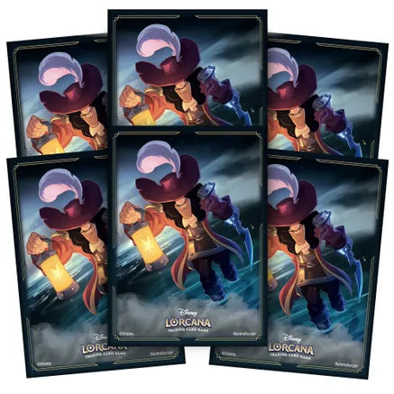 Disney Lorcana Card Sleeves - Captain Hook (65-Pack) - Ravensburger Card Sleeves (RCS)