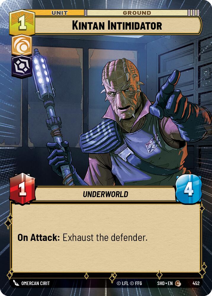 Kintan Intimidator (452) (Hyperspace) (452) [Shadows of the Galaxy]