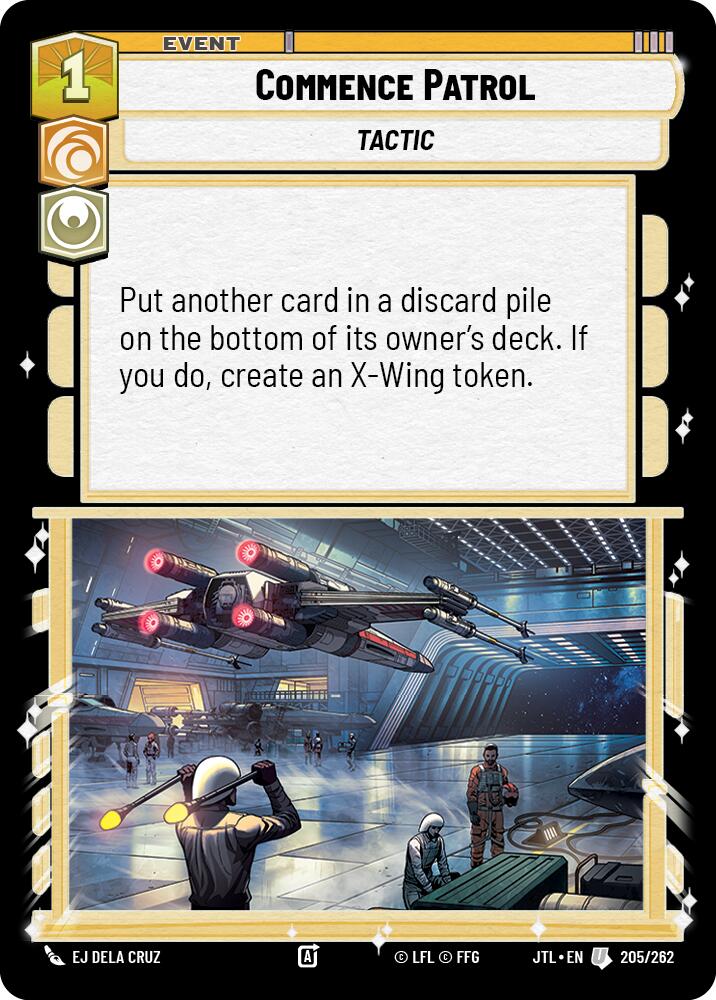 Commence Patrol (205/262) (205/257) [Jump to Lightspeed]