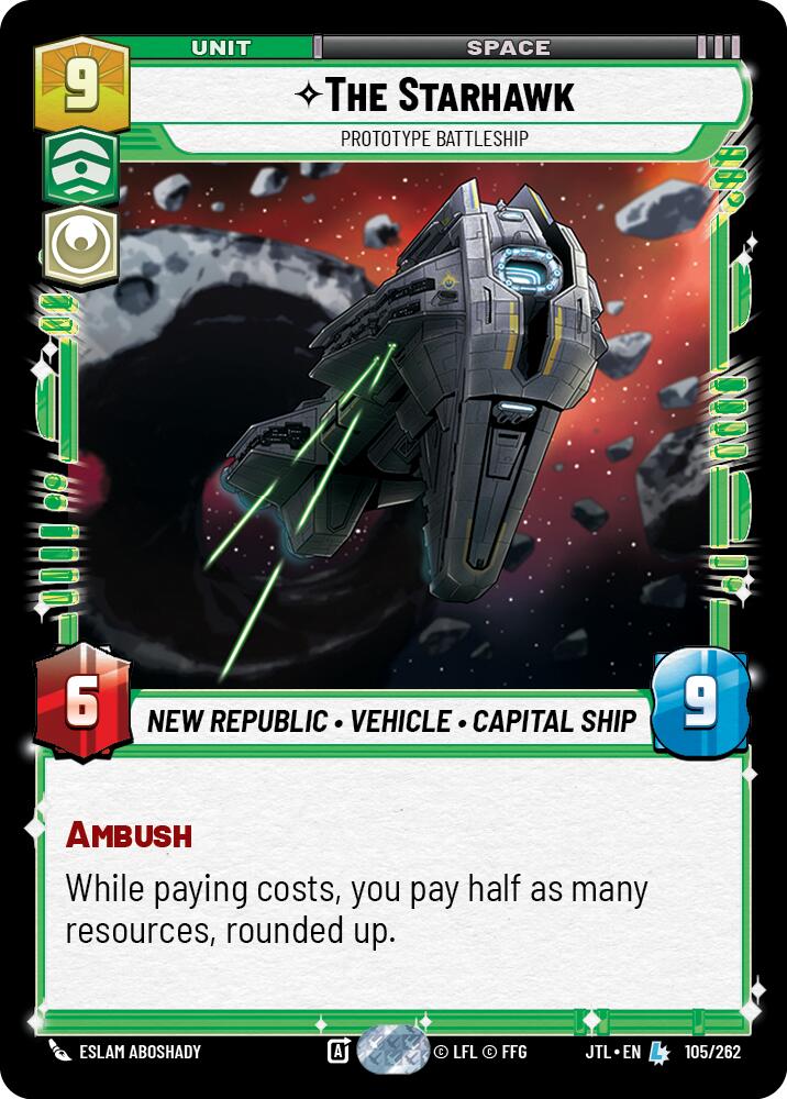 The Starhawk - Prototype Battleship (105/262) (105/262) [Jump to Lightspeed]