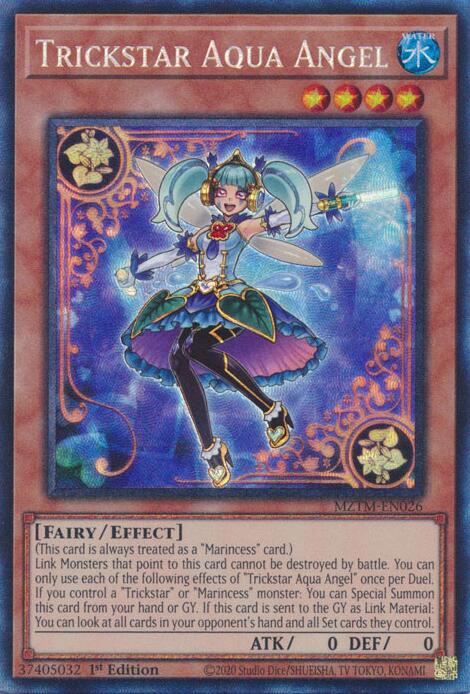 Trickstar Aqua Angel (Collector's Rare) [MZTM-EN026] Collector's Rare