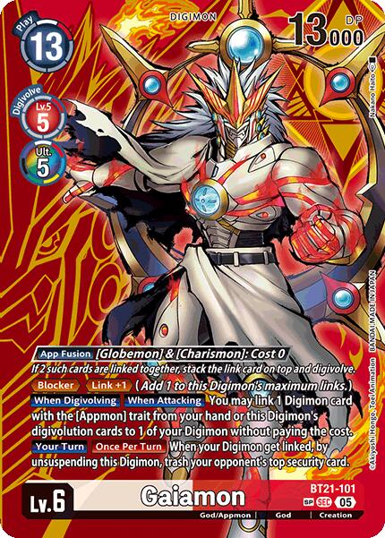 Gaiamon [BT21-101] (SP) [World Convergence]