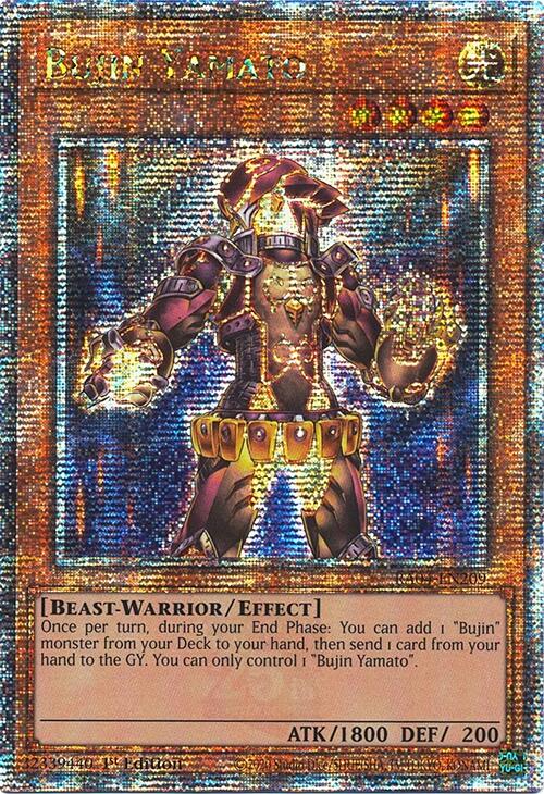Bujin Yamato [RA04-EN209] Quarter Century Secret Rare