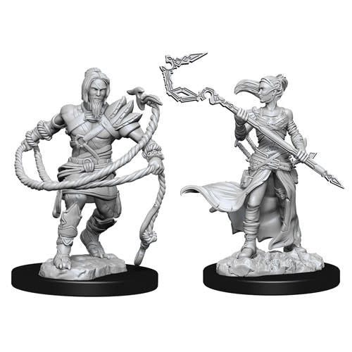 Magic Unpainted Miniatures: Stoneforge Mystic & Kor Hookmaster