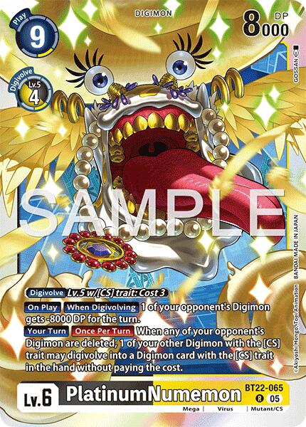 PlatinumNumemon [BT22-065] [Cyber Eden]
