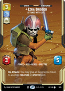 Ezra Bridger - Attuned With Life (1078) (Prestige Foil) (1078) [Legends of the Force]