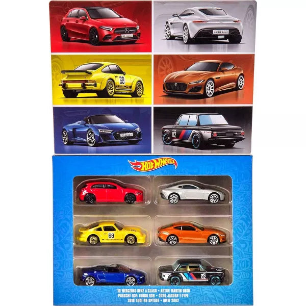 Hot Wheels European Car Culture 6pk 1:64 Scale