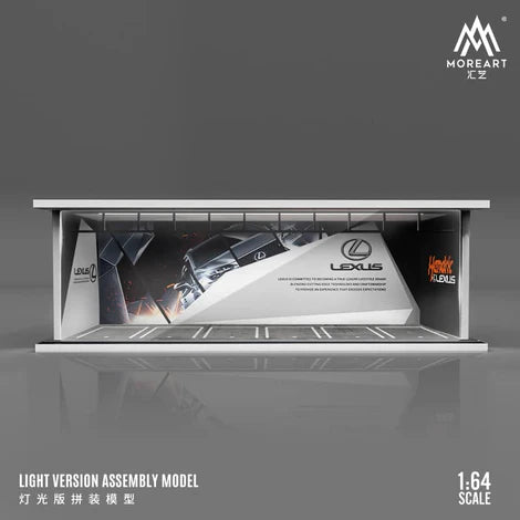 MoreArt - Lexus Parking Lot Scene Diorama w/ Led Lighting