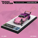 PORSCHE 964 RWB DRAGONBALL Z LIVERY MAJIN BUU WITH FIGURE 1/64 SCALE DIECAST CAR MODEL BY MINI STATION MSBUUPORFIG