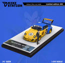 PORSCHE 964 RWB DRAGONBALL Z LIVERY VEGETA WITH FIGURE 1/64 SCALE DIECAST CAR MODEL BY MINI STATION MSVEGPORFIG