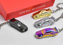 NISSAN SKYLINE GT-R R34 KEYCHAIN SET OF 4 1/87 SCALE DIECAST CAR MODEL BY SEEKER SEKCSET
