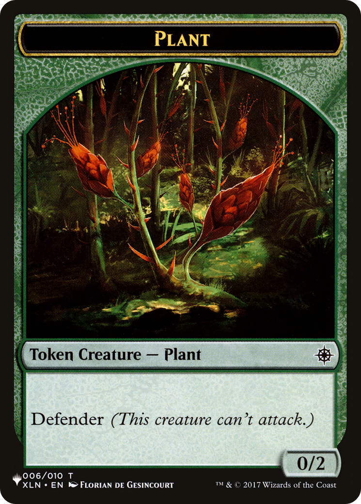 Food // Plant Double-Sided Token [The List]