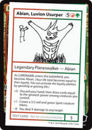 Abian, Luvion Usurper (2021 Edition) [Mystery Booster Playtest Cards]