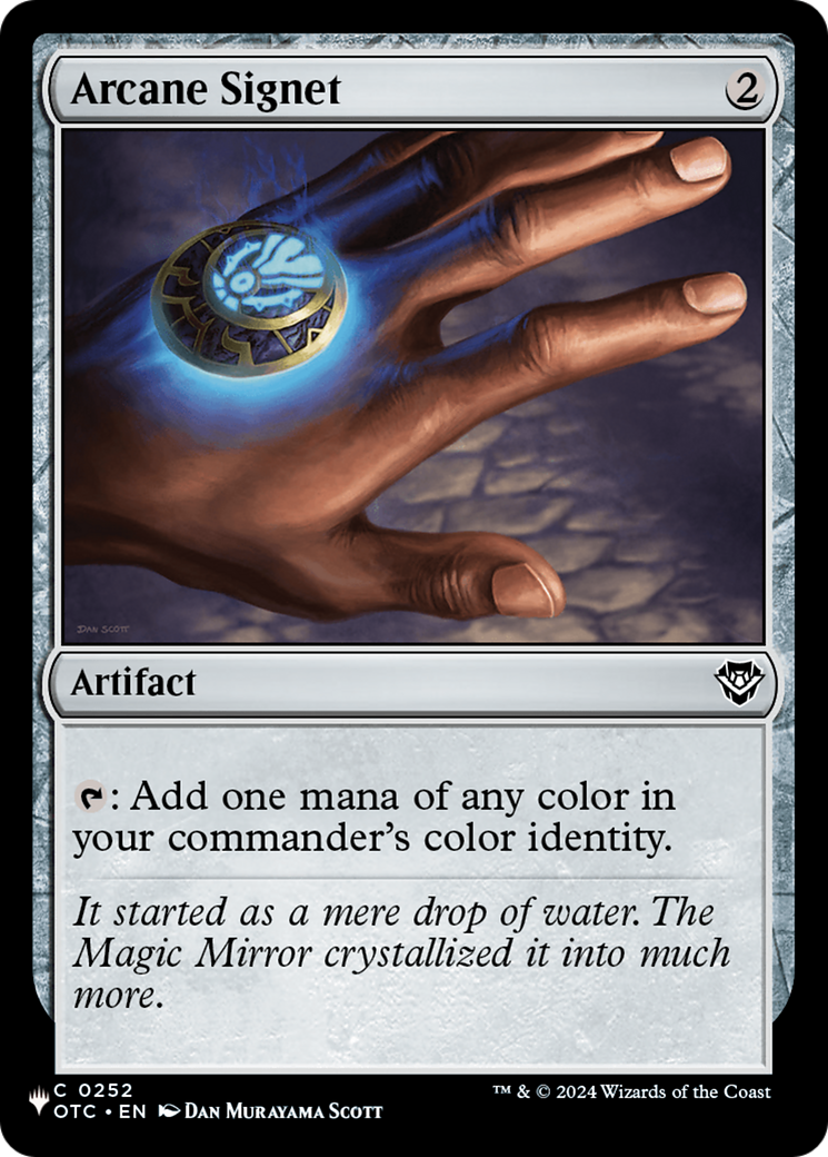 Arcane Signet (OTC) [The List]