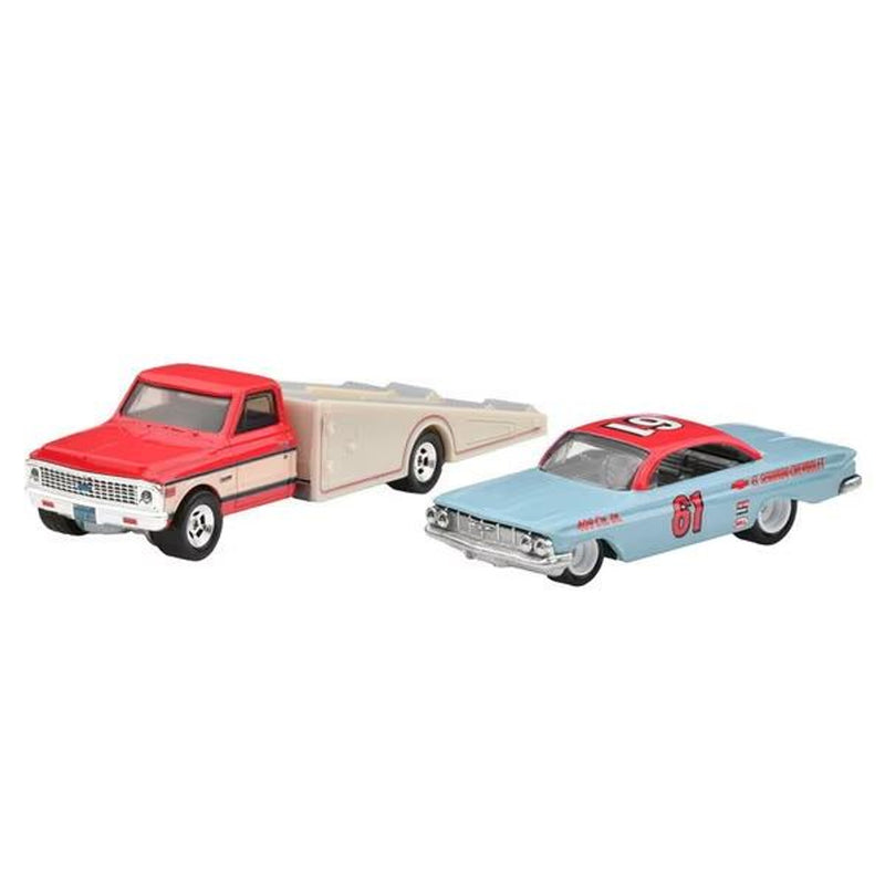 Hot Wheels '61 Impala and '72 Chevy Ramp Truck, Team Transpor