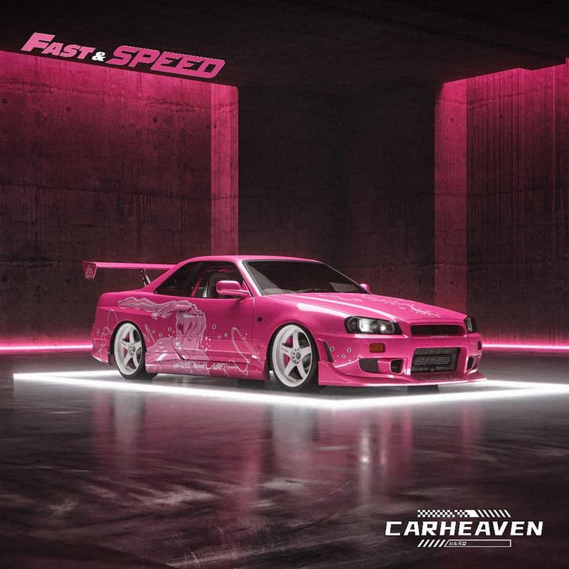 Fast Speed R34 Pink Suki Figure