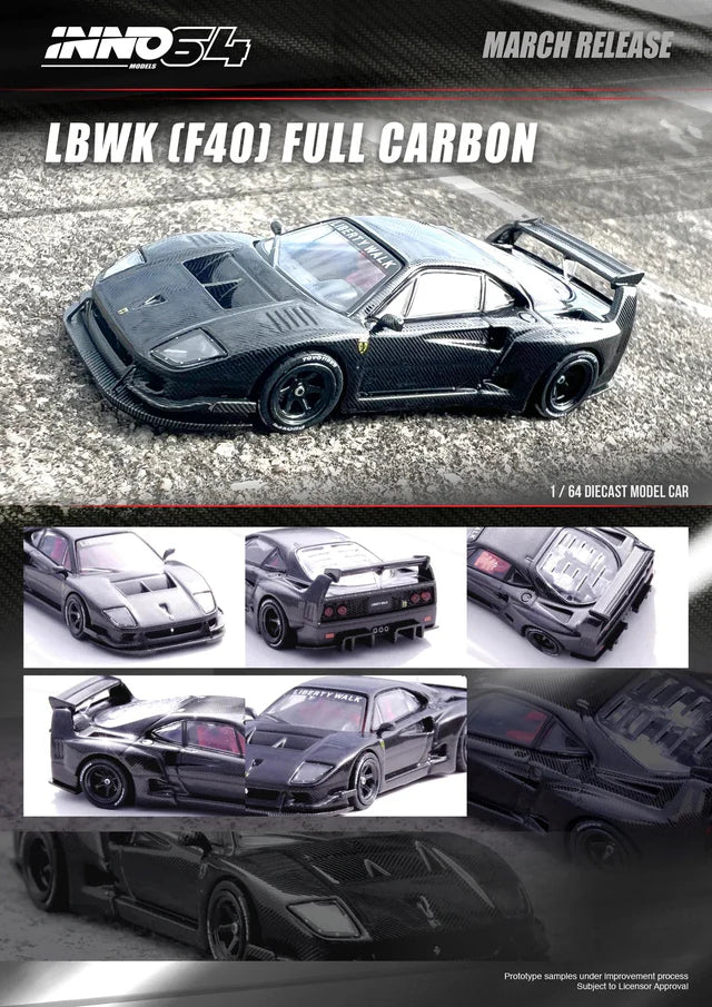 Ferrari F40 LBWK F40 Full Carbon Inno 64