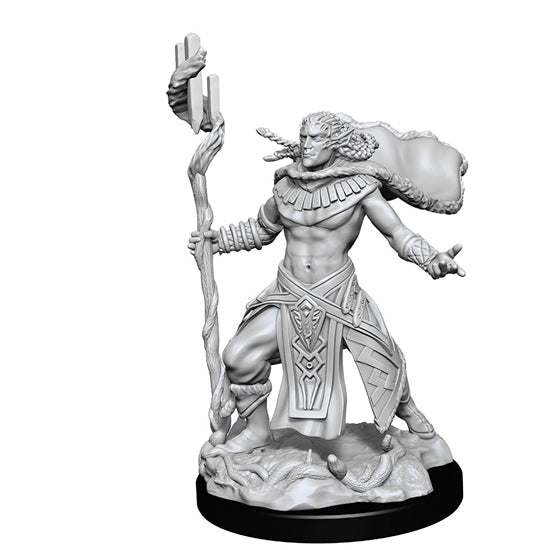 MTG Miniatures: Elf Fighter & Elf Cleric