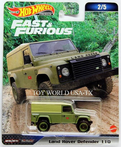 2023 Hot Wheels Fast & Furious Premium #2 Land Rover Defender 110