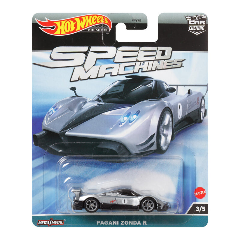 Hot Wheels Car Culture 2023 Speed Machines 3/5 Diecast Pagani Zonda R