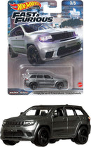 MATTEL Hot Wheels Premium Fast & Furious Jeep Grand Cherokee Trackhawk Mini Car