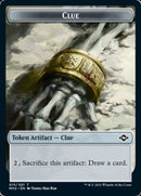 Bird // Clue (15) Double-Sided Token [Modern Horizons 2 Tokens]