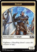 Knight // Zombie Double-Sided Token (Game Night) [Core Set 2019 Tokens]