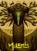 Inquisition of Kozilek Art Card (Gold-Stamped Signature) [Strixhaven: School of Mages Art Series]